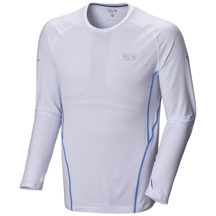 Mountain Hardwear CoolRunner Long Sleeve T - Men's-White-Small