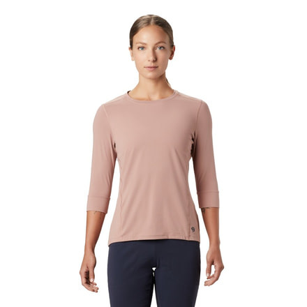 Mountain Hardwear Crater Lake 3/4 Crew - Womens, Smoky Quartz, Extra Small, 1847301642-XS