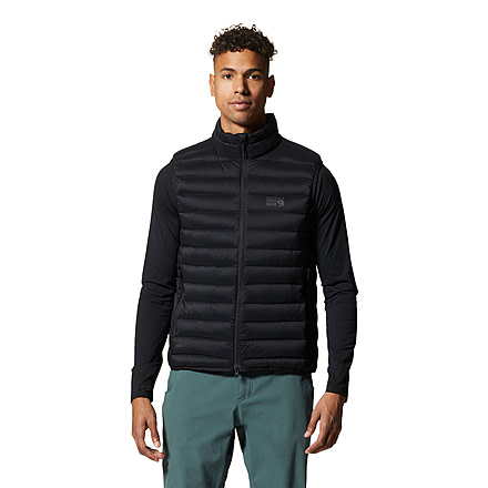Mountain Hardwear Deloro Down Vest - Mens, Black, Large, 2091971010-L