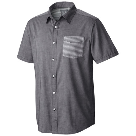 Mountain Hardwear Dervin Short Sleeve Shirt - Men's-Black-X-Large