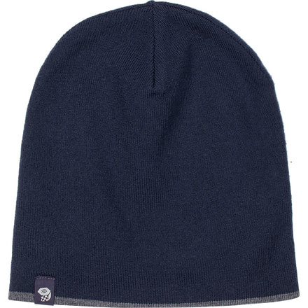 Mountain Hardwear Docklands Reversible Beanie Hat - Mens, Hardwear Navy, Graphite, Regular, 1763341425-R
