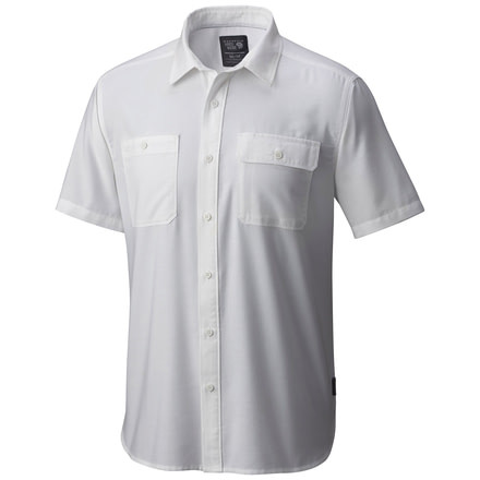 Mountain Hardwear Drummond Utility Short Sleeve - Men's-White-Medium