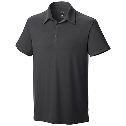 Mountain Hardwear DrySpun Short Sleeve Polo - Men's-Shark-Small