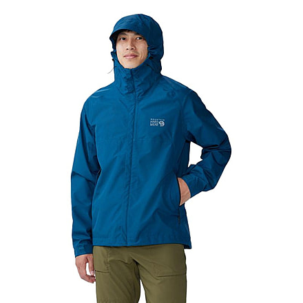 Mountain Hardwear Exposure/2 Gore-Tex Paclite Jacket - Mens, Dark Caspian, Large, 1929851418-L