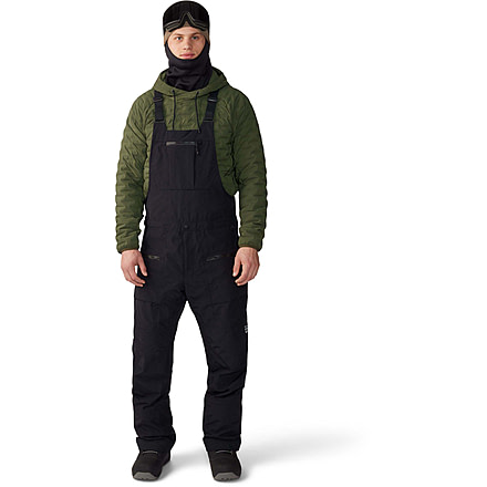 Mountain Hardwear First Tracks Bib - Mens, Black, XX-Large, 2043361010-BLACK-XXL-R