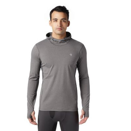 Mountain Hardwear Ghee Hoody - Mens, Heather Shark, Medium, 1851031015-M