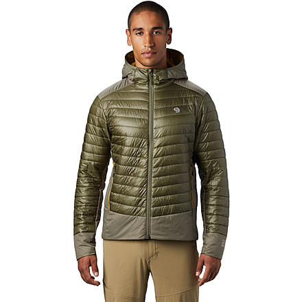 Mountain Hardwear Ghost Shadow Hoody - Mens, Light Army, Extra Large, 1879821333-XL