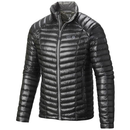Mountain Hardwear Ghost Whisperer Down Jacket - Men's-Shark/Titanium-Large