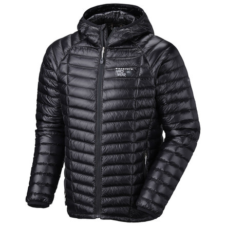 Mountain Hardwear Ghost Whisperer Hooded Down Jacket Clearance - Men's-Black-Small