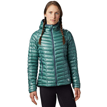 Mountain Hardwear Ghost Whisperer Hooded Down Jacket, Lakeshore Blue, XL, 1560931328-XL