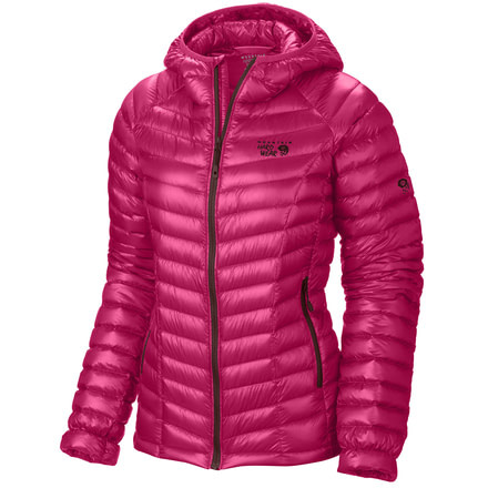 Mountain Hardwear Ghost Whisperer Hooded Down Jacket - Women's-Bright Rose-Small