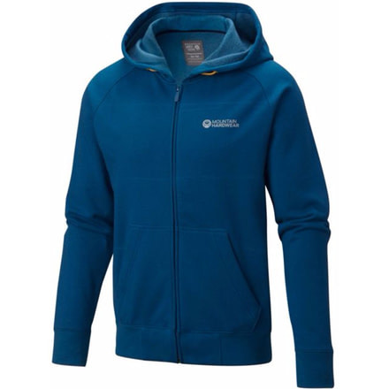 Mountain Hardwear Graphic Full Zip Hoody - Men's-Phoenix Blue-Medium