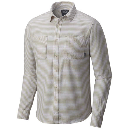 Mountain Hardwear Great Basin Long Sleeve Shirt - Men's-Fossil-Small