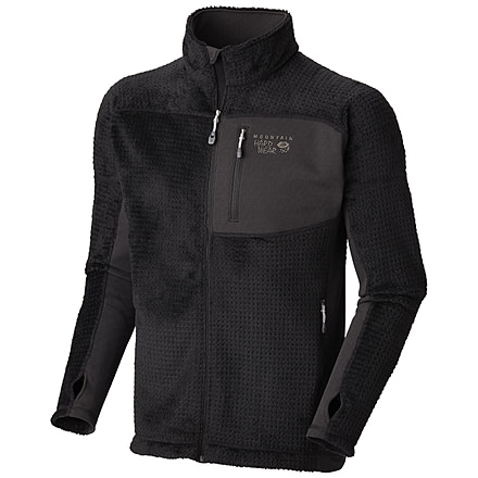 Mountain Hardwear Hoodless Monkey Man Grid Jacket - Men's-Black-Small