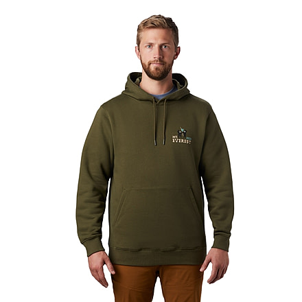 Mountain Hardwear Hotel Basecamp Pullover Hoody - Mens, Dark Army, Large, 1881411304-L