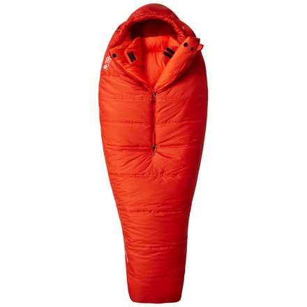 Mountain Hardwear HyperLamina Torch 0 Sleeping Bag Synthetic-Red-Regular-Right