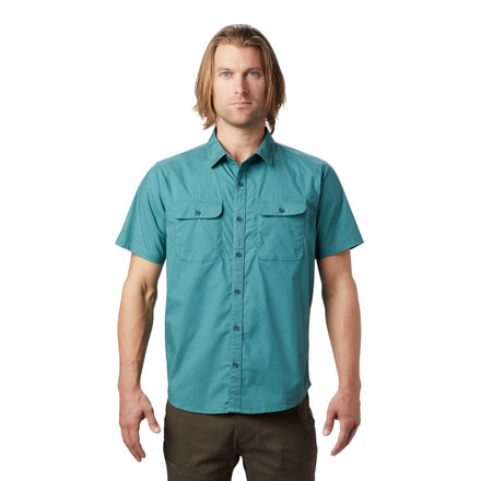 Mountain Hardwear J Tree Short Sleeve Shirt - Mens, Washed Turq, Medium, 1879051447-M
