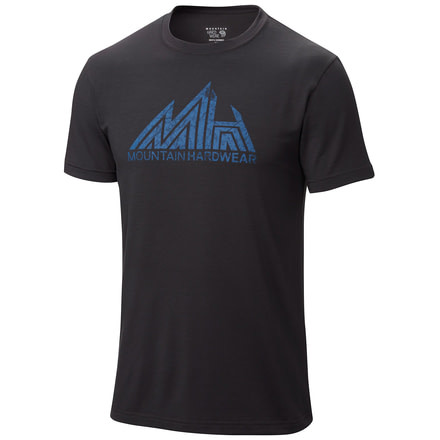Mountain Hardwear Jagged MTN Short Sleeve T - Men's-Shark-Small