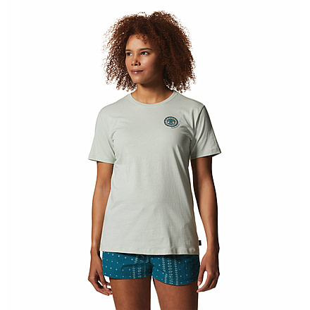 Mountain Hardwear Kea Earth Short Sleeve Tee - Womens, Cactus White, Extra Small, 2025251384-Cactus White-XS