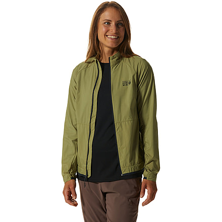 Mountain Hardwear Kor AirShell Full Zip Jacket - Womens, Light Cactus, Medium, 1985081338-M