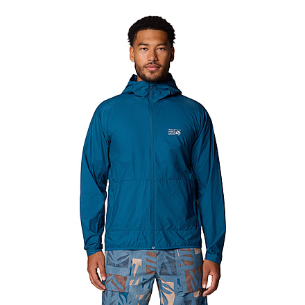 Mountain Hardwear Kor AirShell Hooded Jacket - Mens, Dark Caspian, XL, 190423023585