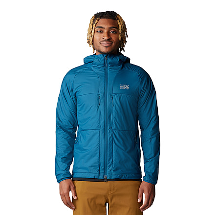 Mountain Hardwear Kor AirShell Warm Hoody - Mens, Dark Caspian, Large, 2092121418-L