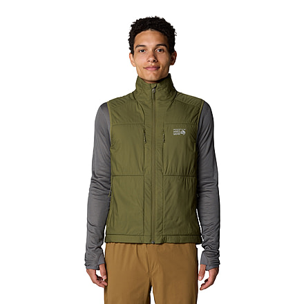 Mountain Hardwear Kor AirShell Warm Vest - Men's, Combat Green, L, 2092141-353-L