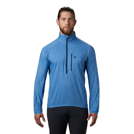 Mountain Hardwear Kor Preshell Pullover - Mens, Deep Lake, Medium, 1828221451-M
