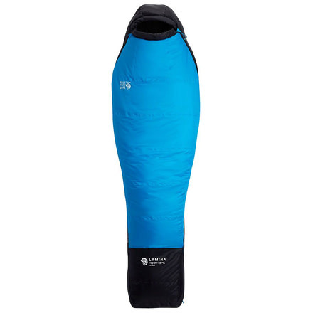 Mountain Hardwear Lamina -15F/-26C Sleeping Bag, Electric Sky, Regular, RH, OU8150434-REG-RH