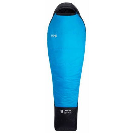 Mountain Hardwear Lamina -30F/-34C Sleeping Bag, Electric Sky, Regular, LH, OU8151434-REG-LH