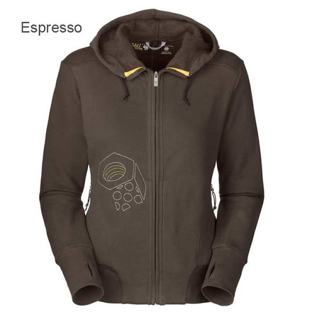 Mountain Hardwear Le Hoody Royale Womens - Espresso-Large