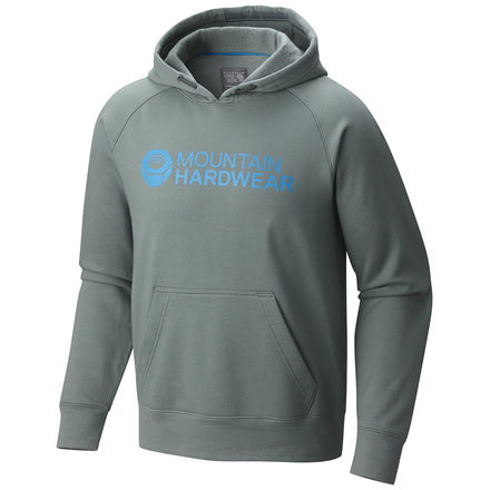 Mountain Hardwear Logo Graphic Pullover Hoody - Men's-Thunderhead Grey-Small