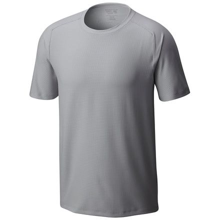 Mountain Hardwear MHW AC Short Sleeve Tee - Men's-Grey Ice-Medium
