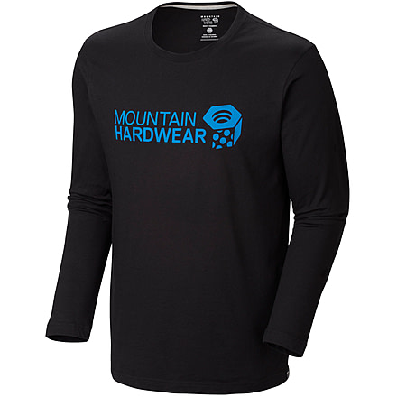 Mountain Hardwear MHW Graphic Long Sleeve T - Men's-Black-Small