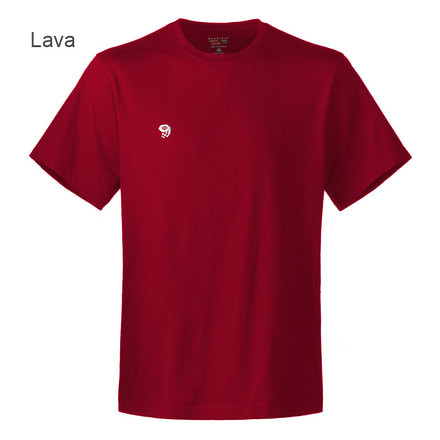 Mountain Hardwear MHW Logo Short Sleeve T - Men's- Lava-Small