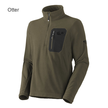 Mountain Hardwear Micro Grid Zip T - Jungle-X-Large