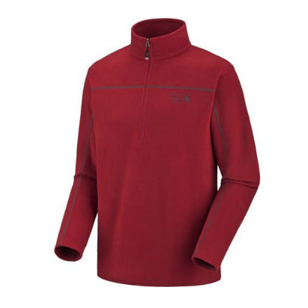 Mountain Hardwear MicroChill Zip T Clearance - Thunderbird Red-Medium