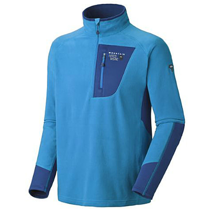 Mountain Hardwear Microstretch Zip Long Sleeve Clearance - Blue Horizon/Blue-Small