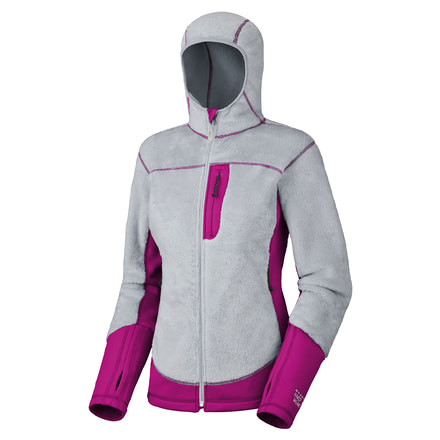 Mountain Hardwear Monkey Woman Lite Jacket - Cool Grey/Bry-Large