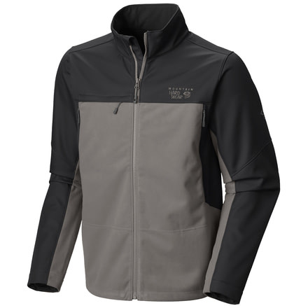 Mountain Hardwear Mountain Tech II Jacket - Mens-Titanium/Shark-Medium