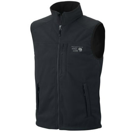 Mountain Hardwear Mountain Tech Vest - Mens-Black/Black-Small