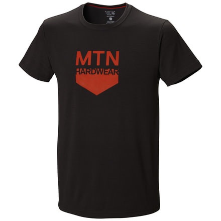 Mountain Hardwear MTN Corner Short Sleeve T - Men's-Shark-Small