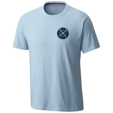 Mountain Hardwear Mtn Mechanic Crst M SS T-Heather Grey Ic, Heather Grey Ic, L, 1708241065-L