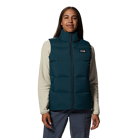 Mountain Hardwear Nevadan Down Vest - Womens, Dark Marsh, Small, 2004211375-Dark Marsh-S