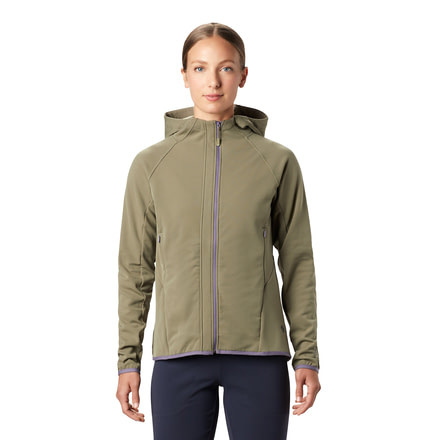 Mountain Hardwear New Fleece Jacket - Women's, Light Army, Medium, 1880721333-M