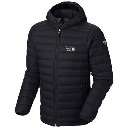 Mountain Hardwear Nitrous Hooded Down Jacket - Men's-Black-X-Large