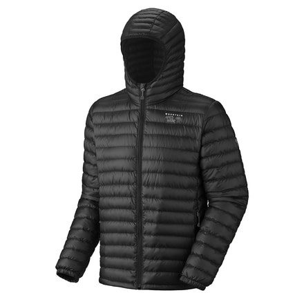 Mountain Hardwear Nitrous Hooded Down Jacket - Men's - Black-Large