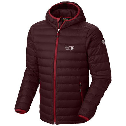 Mountain Hardwear Nitrous Hooded Down Jacket - Men's-Shiraz-Small