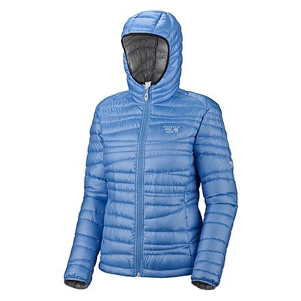 Mountain Hardwear Nitrous Hooded Jacket - Women's - Fresh Blue-Large