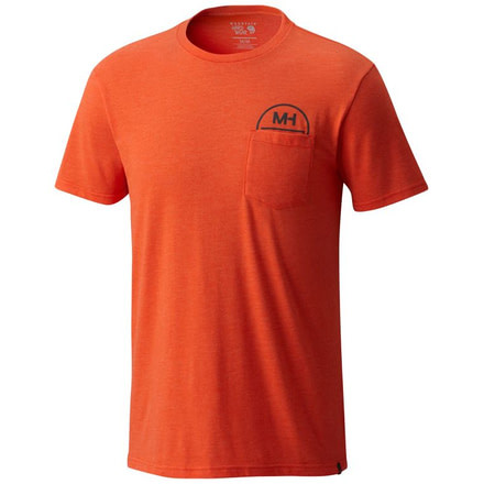Mountain Hardwear North Palisade Short Sleeve T-Shirt - Men's, Heather State Orange, S 1788671843-S